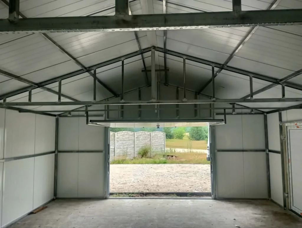Garaż PIR 6 × 6 m grafit